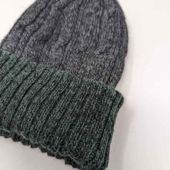 Alpaca hand knitted reversible hat / unisex / Peruvian winter hat - Picture 5 of 9